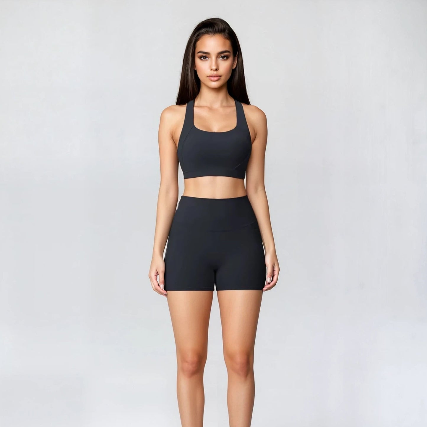 Black Flex Essential Crop